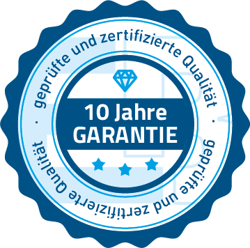 10 Jahre Garantie